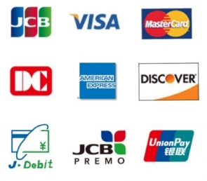 クレジットカードお使いいただけます!